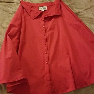 Collectif swing skirt red size Medium